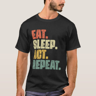 Lag om viloläge Upprepa kursskådeteater för bredba T Shirt