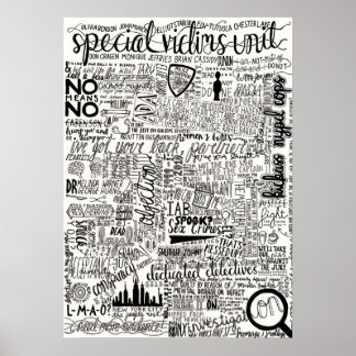 Lag order SVU-mästerverk Poster