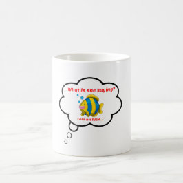 Låg på RAM-minne | Fiskminne för honom | Lungfisk Kaffemugg