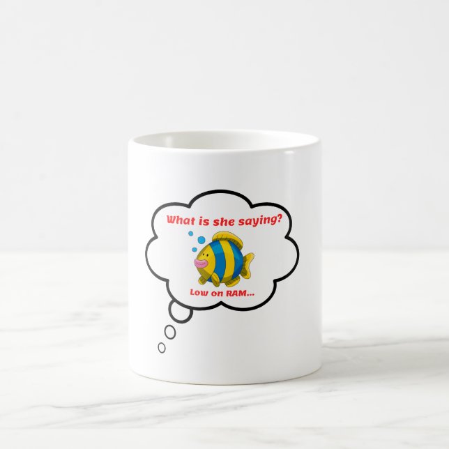Låg på RAM-minne | Fiskminne för honom | Lungfisk Kaffemugg (Center)