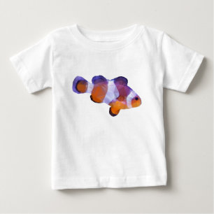 Låg Poly clownfisk Tröja