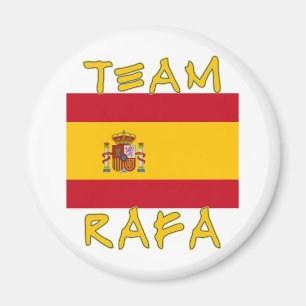 Lag Rafa med spanjorflagga Magnet