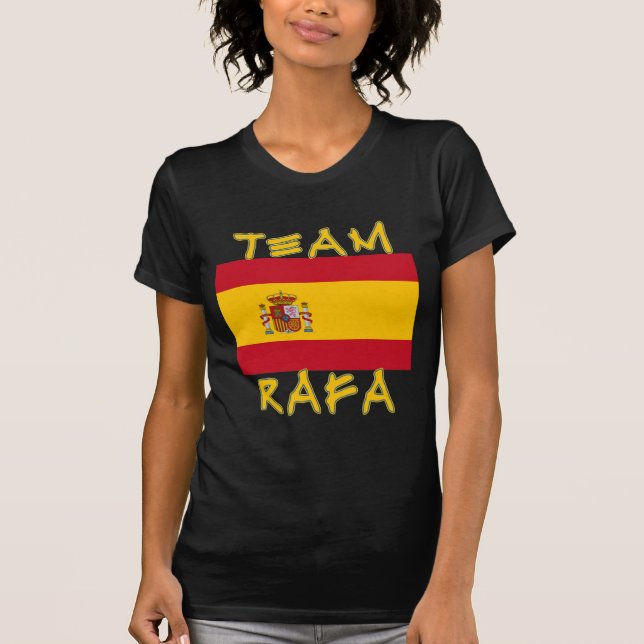 Lag Rafa med spanjorflagga T-shirt (Framsida)