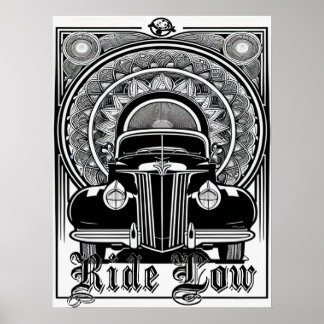 Låg rider Ride-nivå Poster