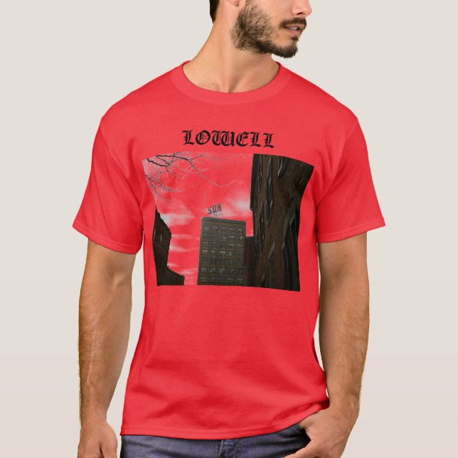 LÅG RÖD SOL TEE SHIRT (Framsida)
