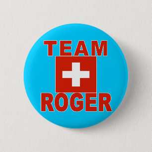 Lag Roger med schweizareflagga Knapp