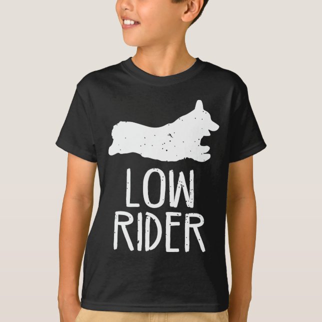 Låg ryttare för Corgi Tee (Framsida)