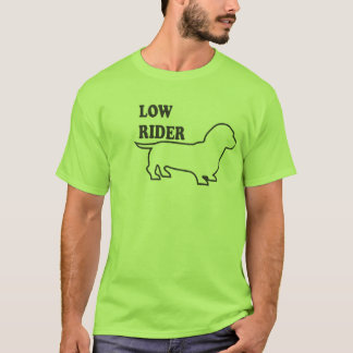 Låg ryttare, Weiner hund T-shirt