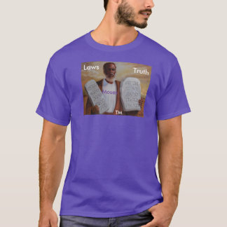 Lag & Sanning-Manar grundläggande mörka T-tröja T-shirt