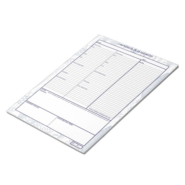 Lag School in class notebook papper Anteckningsblock (Vinklad)