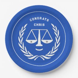 Lag School Studenten Blue Pappra Tallrikar