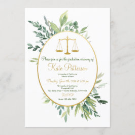 Lag School Studenten inbjuden Greenery Inbjudningar