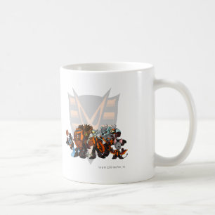Lag spökad skogengrupp kaffemugg