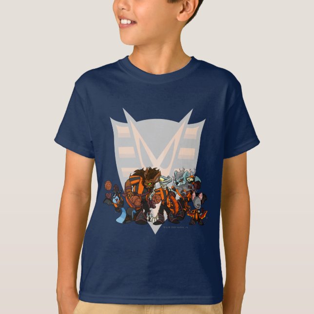 Lag spökad skogengrupp t-shirt (Framsida)