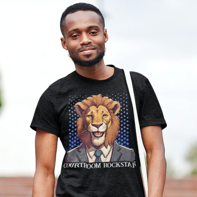 Lag Student advokaters efterlevnad av lagen om Lej T Shirt (Funny Lion Gift for Law Student Lawyer Enforcement)