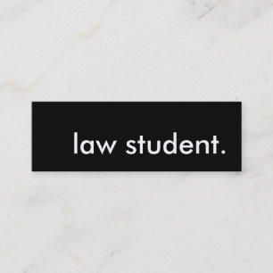 Lag student. mini visitkort