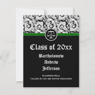 Lag-Studenten i Black/White Justice Scale Inbjudningar