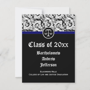 Lag-Studenten i Black/White Justice Scale Inbjudningar