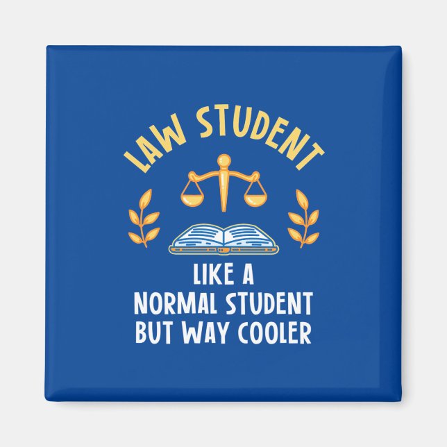 Lag Studenter är kylare Magnet (Framsidan)