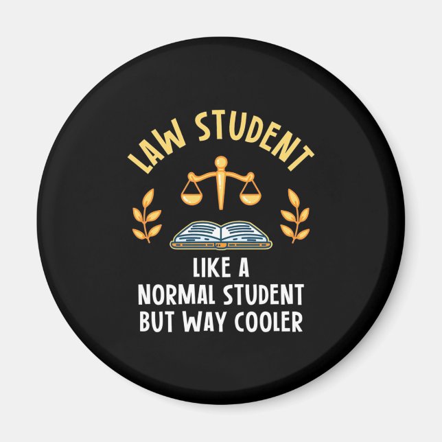 Lag Studenter är kylare Magnet (Framsidan)