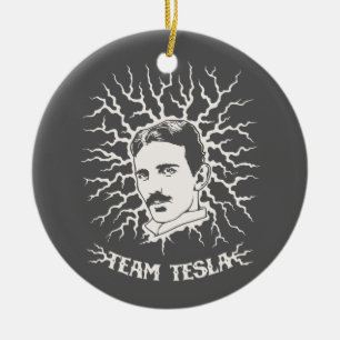 Lag Tesla Julgransprydnad Keramik