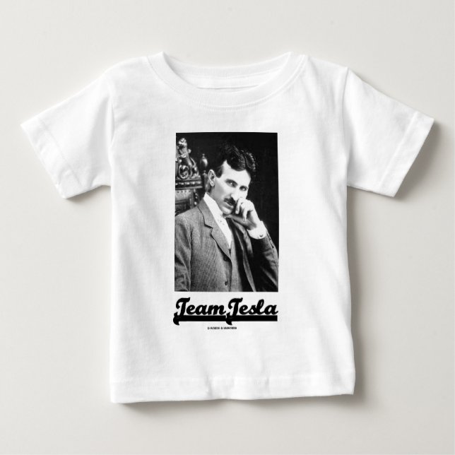 Lag Tesla (Nikola Tesla) Tee (Framsida)