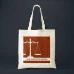 Lag Themed Burgundy för text för rättvisafjäll Tygkasse<br><div class="desc">Skräddarsy texttotebag i färgen burgundy för någon som fungerar i lagyrket.</div>