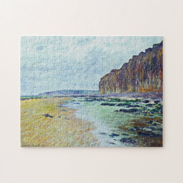 Låg tid vid Varengeville Monet Fine Art Pussel (Horisontell)