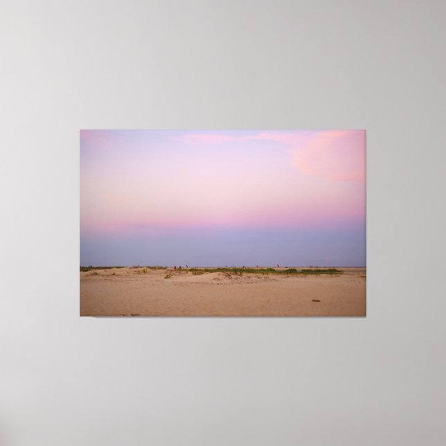 Låg tide - fotoutskrift av arbetsyta canvastryck (Framsida)