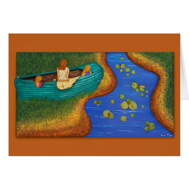 Låg Tide Hälsningskort (Framsidan Horizontal)