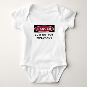 Låg tillverkad impedans (bebiset) t shirt