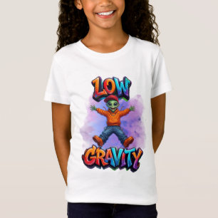 Låg Tyngdkraft Rolig Alien Rymd Humor Design T Shirt