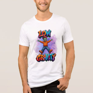 Låg Tyngdkraft Rolig Alien Rymd Humor Design T Shirt