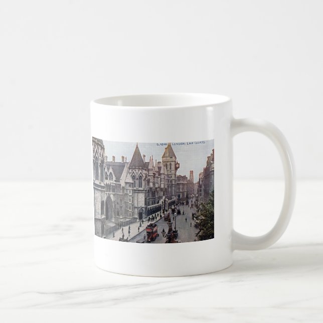 Lag uppvaktar London England vintage 1925 Kaffemugg (Höger)