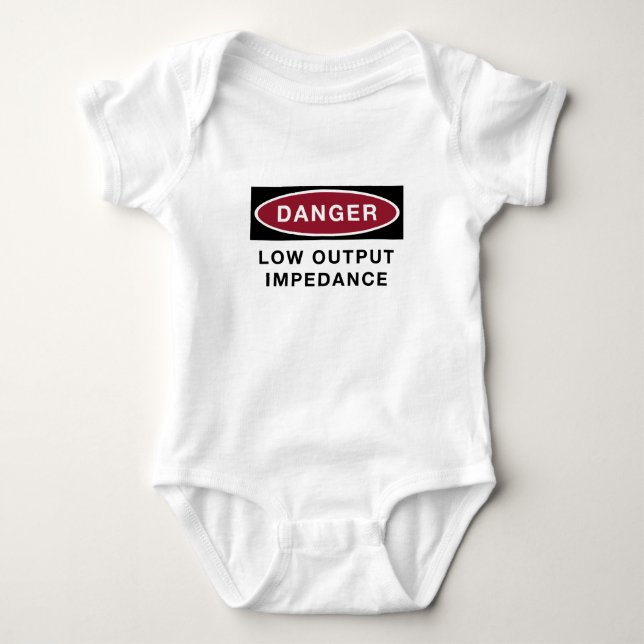 Låg utdataimpedans (baby) t shirt (Framsida)