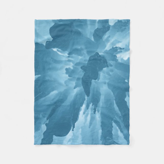 Låg vinkel vy av stalaktiter fleecefilt (Framsidan)