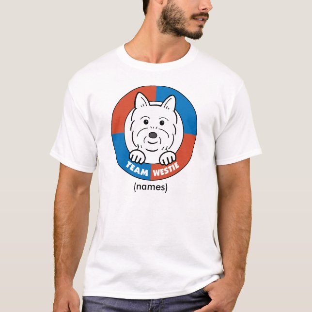 Lag Westie T-shirt (Framsida)