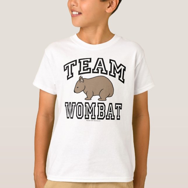 Lag Wombat Tee Shirt (Framsida)