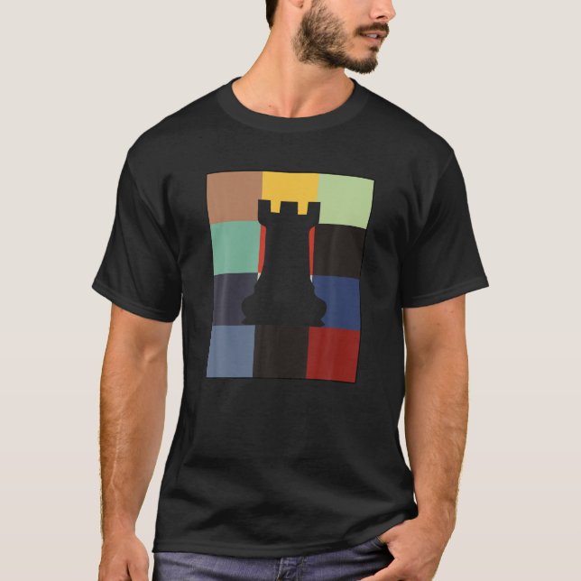 Laga Chess Board Tee Game Humor Set Gift Player C (Framsida)