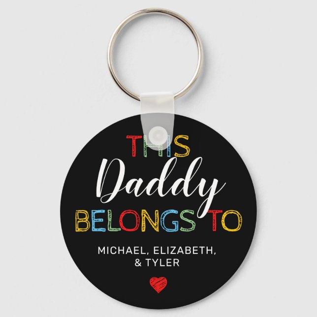 Laga det här pappa-Tillhöret till nyckelkedjan Nyckelring (Framsida)