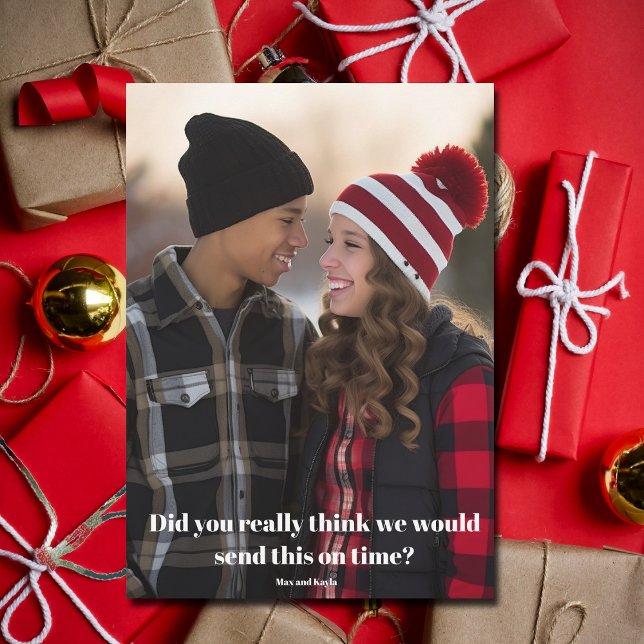 Laga julfamiljens foto Belet Julkort (Skapare uppladdad)