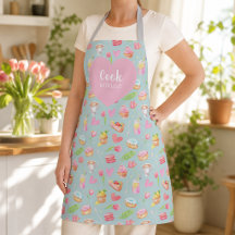 Laga med kärlek. Tryckt apron