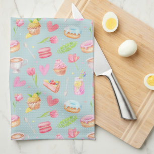 Laga med kärlek. Tryckt apron Kökshandduk