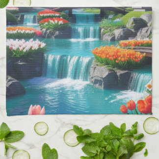 Laga med lugn – Stillheten i bergsträdgården Kökshandduk