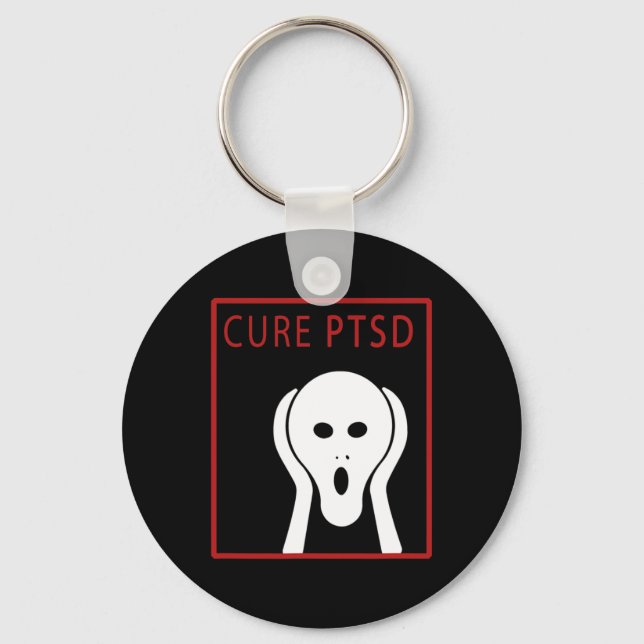 Laga Ptsd Awareness 2 Post Traumatic Stressa Disor Nyckelring (Framsida)