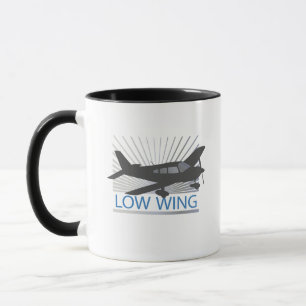 Låga Vinge-flygplan Mugg