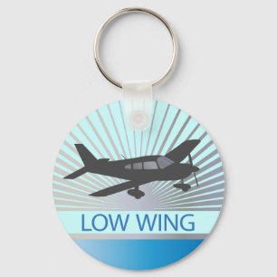 Låga Vinge-flygplan Nyckelring