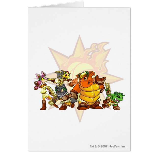 LagAltador grupp Hälsningskort (Framsidan)