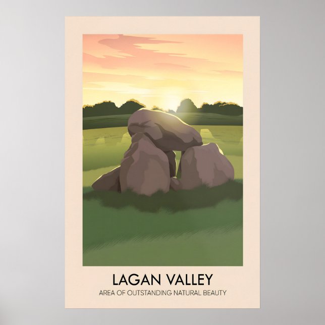 Lagan Valley AONB Resposter Poster (Framsidan)
