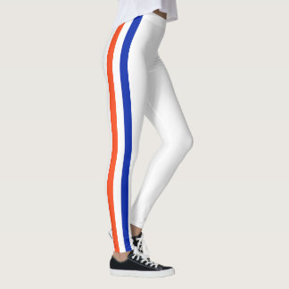Laganda i Florida, Orange, Vit och Blå. Leggings